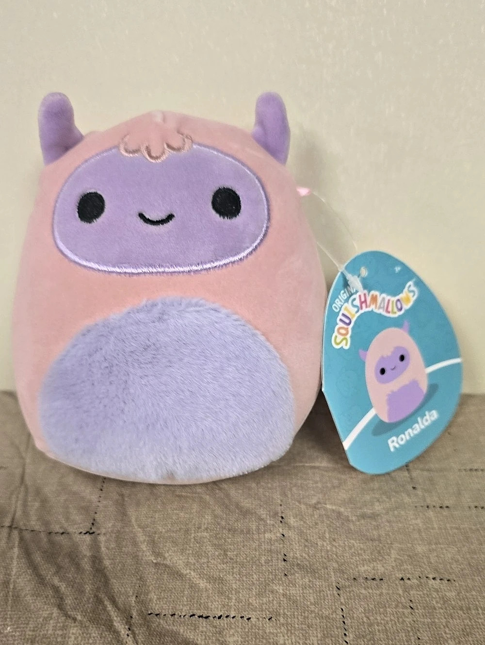Squishmallows Ronalda the Pink and Purple Yeti Plush Pink & Purple